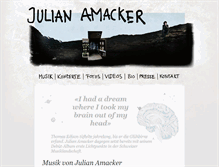 Tablet Screenshot of julianamacker.ch